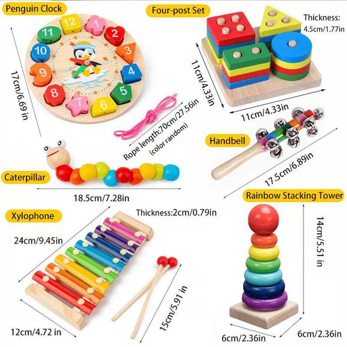 Kit educativo en madera